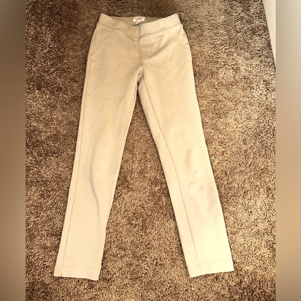 Khaki Leggings girls (School dress code approved)